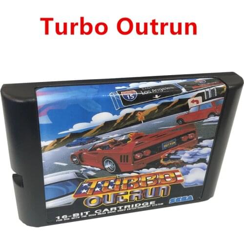 Turbo Outrun For Sega Mega drive 16 bit MD Games Card For Sega Mega Drive For Genesis