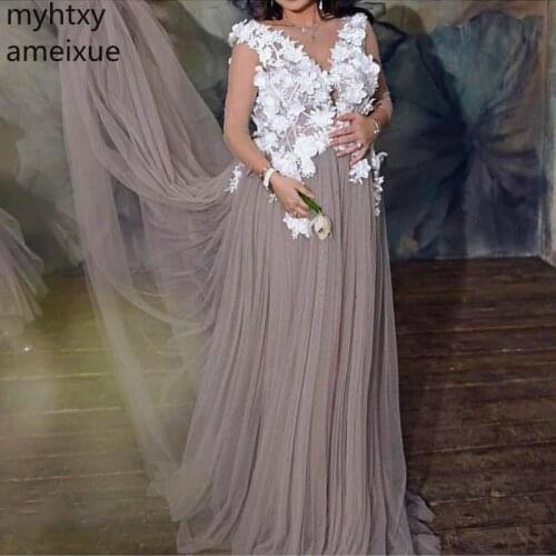 Hot New Lace Appliques Kaftan Dubai Plus Size Evening Dress 2020 Robe De Soiree Abendkleider Formal Gowns For Women Event Dress