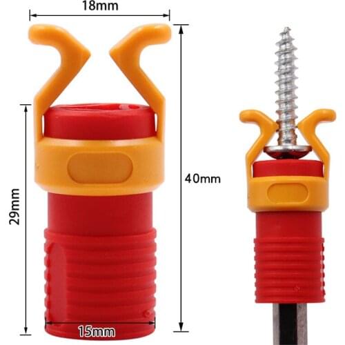 1PC Generic ABS Screw Holder Clamper Fixing Screw Holder Bit Fixing Sleeve Woodworking Tools Easy To Carry