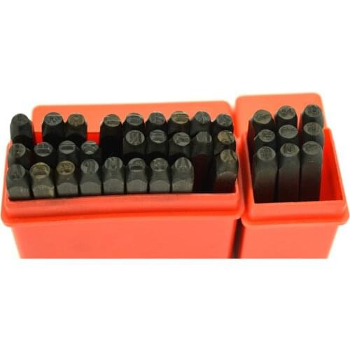 3mm Letter Number Stamp Punch Set For Diy Jewelry Gold Silver Soft Metal Leather Craft