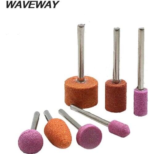 Abrasive Mounted Stone Points Electric Grinding Accessories Polishing Head Wheel Tool For Dremel Rotary Power Tools