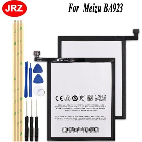 For Meizu BA923 Phone Battery For Meizu BA923 3900mAh Hight Capacity 3.85V Top Quality Replacement Batteries with Tools Set