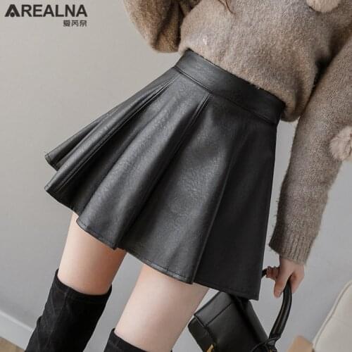 AREALNA Women's Leather Skirts