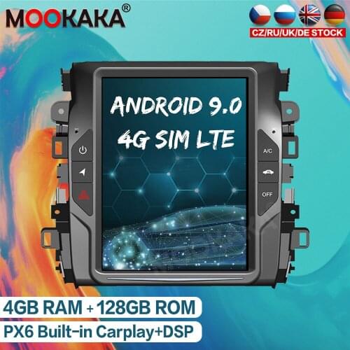 Android 9.0 128GB Car Radio GPS Navigation For HONDA AVANCIER 2017+ Tesla Style Multimedia Player Screen Tape Recoder Head Unit