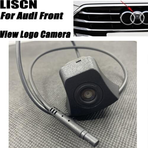 For Audi A3 A4 Q3 A5 A6 A8 Front Camera CCD Night Vision Backup camera Installation Car Logo camera Front view CAM