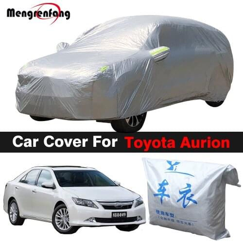 Full Car Cover For Toyota Aurion Auto Outdoor Anti-UV Sun Shade Snow Rain Resistant Cover Dustproof