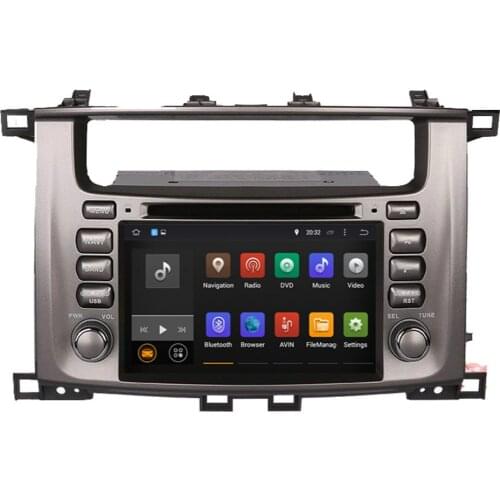 Android 10.0 Car GPS Navigation For Toyota Land Cruiser 100 LC100 Lexus LX470 1998-2007 Car Radio Stereo DVD Player