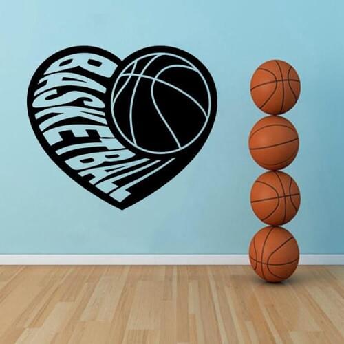 Basketball decor Vinyl wall sticker basketball player bedroom Wall Decal home decoration for living room Window Stickers G618