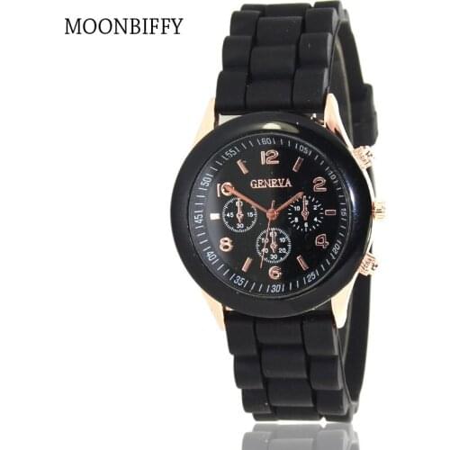 Silicone Watches Women Men Sports Jelly Gel Analog Quartz Wrist Watch Ladies Female Rubber Hours Clock White Relogio Reloj