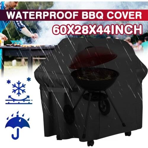 BBQ Cover Outdoor Dust Waterproof Weber Grill Cover Rain Protective Barbecue Cover For Weber 7107 Genesis 300 Series Gas Grills