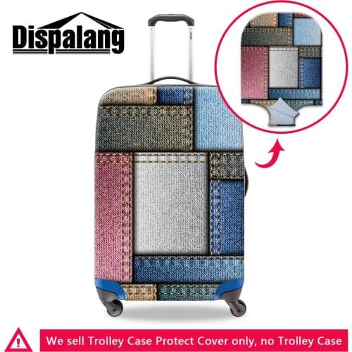 Dispalang fashion luggage suitcase trolley case protective cover s/m/L 3 size for 18 20 22 26 28 30 inch travel cases wholesale
