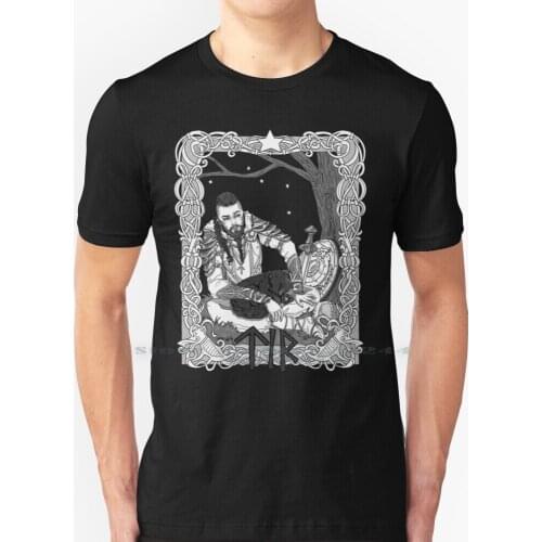 Tyr , God Of Justice , Guidance , And Right Action T Shirt 100% Pure Cotton Tyr God Pagan Norse Fenrir Odin Freyja Ragnarok