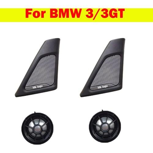 Front Door Tweeter Cover Speaker Loudspeaker Modification Sticker Decoration Original Upgrade Car For BMW 3/3GT Series F34