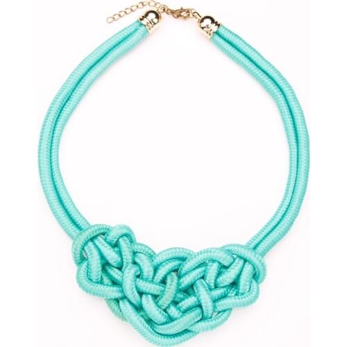 Hot Sale Cotton Choker Statement Fashion Necklace For Women Collares Aesthetic Pendant Necklaces Women Goth Necklaces Jewelry