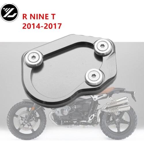 Motorcycle CNC Aluminum Foot Kickstand Extension Pad Plate Side Stand Enlarger For BMW NINE T r nine t 2014 2015 2016 2017