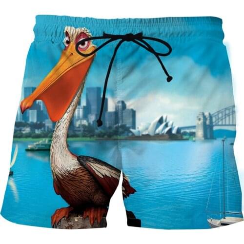 Marine Animal Series 3D Men Shorts Summer Beach Shorts Beach Shorts Men Casual Fun Fish Running Shorts Men Loose Pants S-6XL