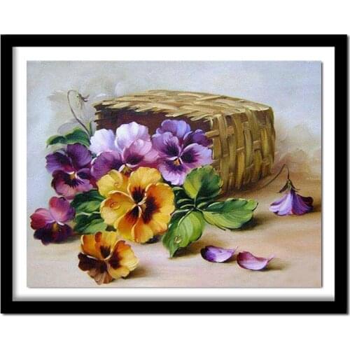 Full Square/Round Drill 5D DIY Diamond Painting "flowers" 3D Embroidery Cross Stitch Decor Gift A00540