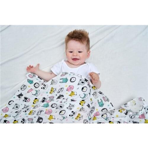 New Baby Swaddling Cloth Muslin Yarn Bamboo Cotton Infant Beddling Bath Towel Gauze Blanket Bathing Water Absorption Game Mat