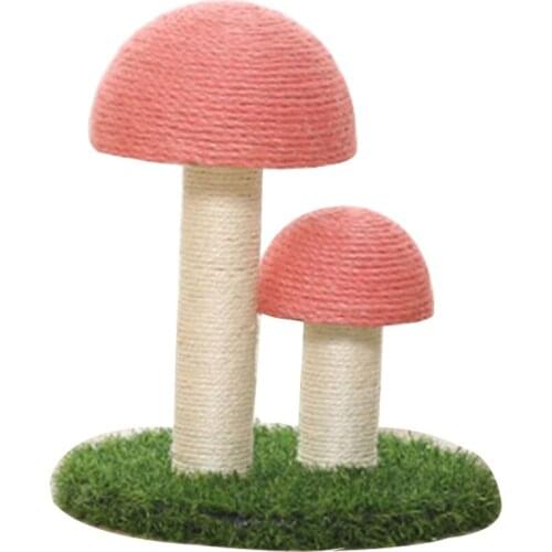 TT Mushroom Cat Climbing Frame Cat Grinding Paw Molar Toy Cat Scratch Board Pet Anti-Scratch Sofa Sisal Ball