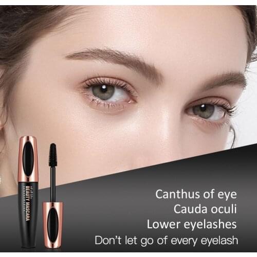 4D Brush Mascara Waterproof Sweat Proof Not Easy To Take Off Makeup Lengthen Eyelashes Fashion Exquisite Charming Eye Cosmetics