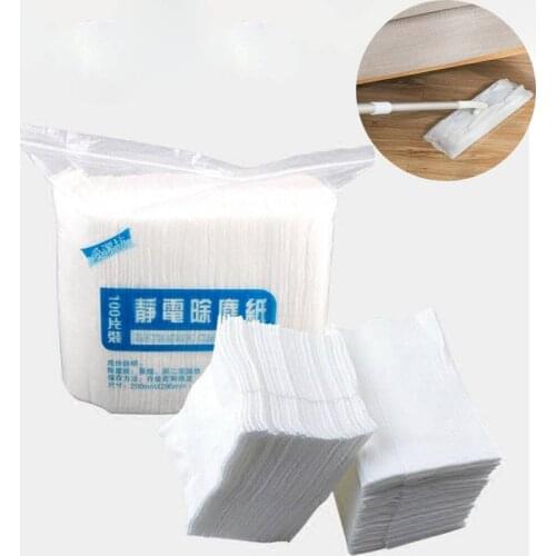 200pcs Disposable Sweeper Dry Mop Refills For Floor Mopping And Cleaning Dry Sweeping Cloth Static Duster Cleaning Hardwood