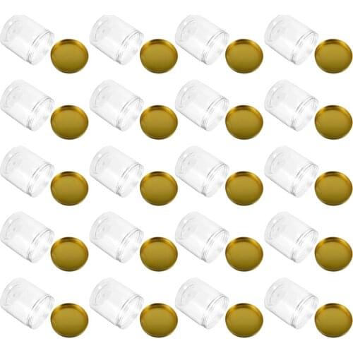 20Pcs Jars Tea Storage Bottles Empty Containers Wide Mouth Jars