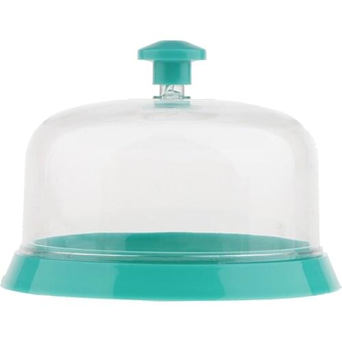 Acrylic Clear Blue Dust Cover Tray for Watch Parts Movement Dust 6 Grid Trinkets Holder Jewelry Beads Watch Tools