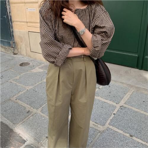 Блузки в клетку Alien Kitty China At AliExpress