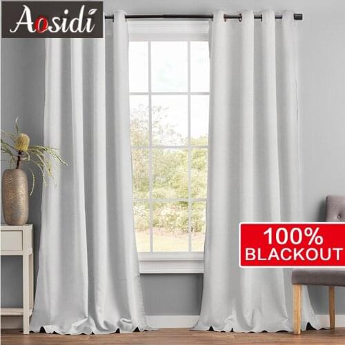 AOSIDI Blackout Curtains On The Windows