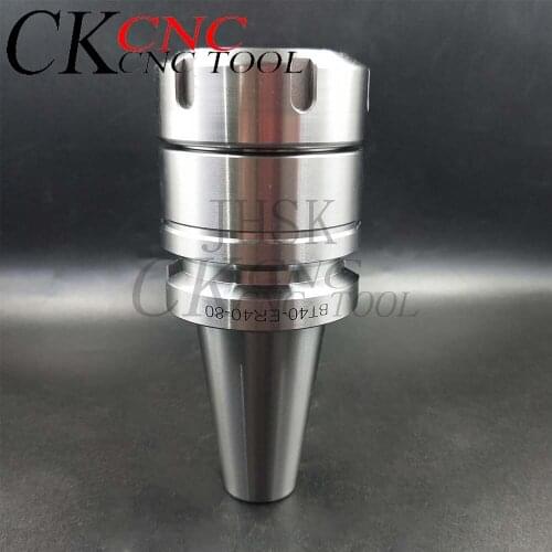 BT40-ER40-80 Spring ER Collet Chuck CNC Milling Toolholder Milling Machine High precision BT40 ER40 spindle holder Clamping End