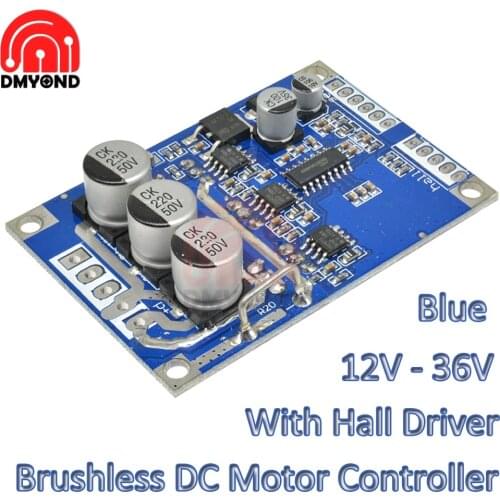 DC 12V-36V 500W PWM DC Brushless Motor Speed Controller w Hall Motor Balancing Automotive Balanced BLDC Car Driver Control Board