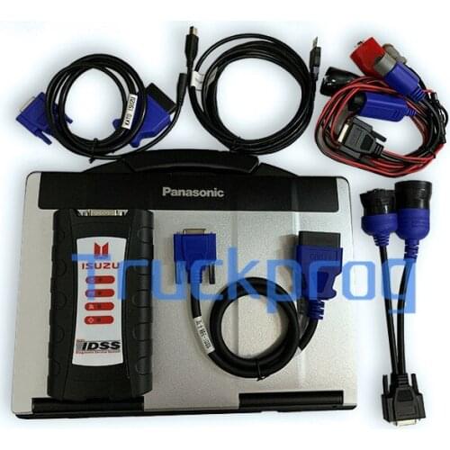 For ISUZU IDSS III CANBUS G-IDSS E-IDSS Diesel engine Truck excavator EURO6 euro5 Diagnostic tool+CF53 Laptop ready to use