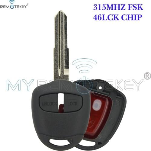 Outlander 2 Button remote key (MIT11R) 315mhz with 46LCK chip for Mitsubishi remtekey
