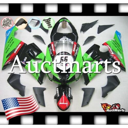For Kawasaki Ninja ZX6R 636 2005 2006 05 06 Injection Mold Fairing Kit (P/N:3b43)