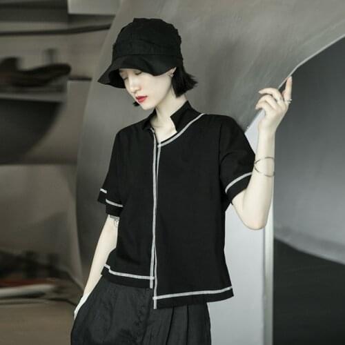 Черные блузки EASTQUEEN China At AliExpress