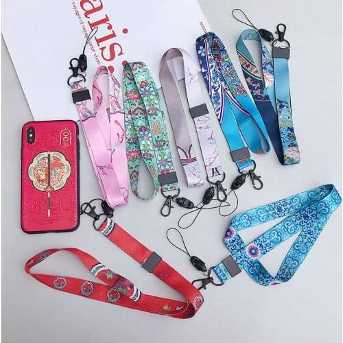 Elegant Chineses Style Mobile Phone Accessories Lanyard for phone case Personalized Long Pendant Anti-lost Rope