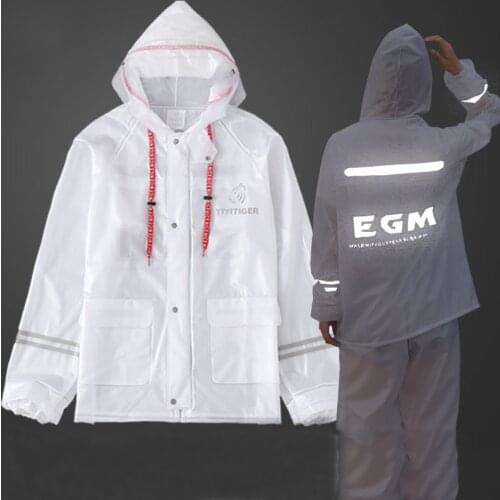 Quality New Raincoat Suit Adult Impermeable Motorcycle Riding Waterproof Ultrathin Outdoor Hiking Fishing Rainproof Protect Gear