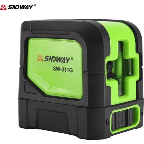 SNDWAY green beam 2 cross lines laser level SW-311G