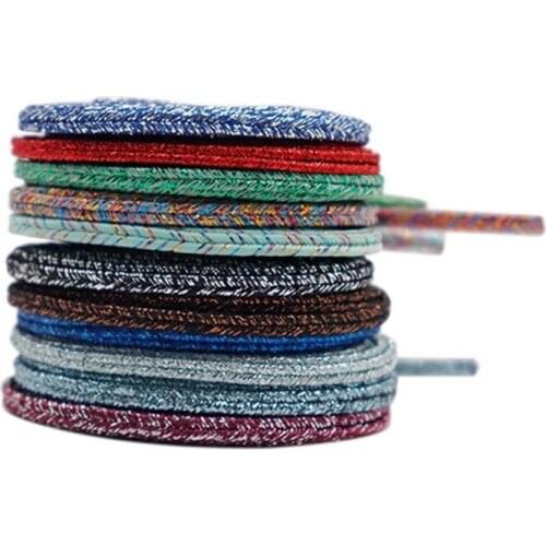 Coolstring 3MM Metallic Yarn Thiny Durable Rope Shining Lady Bracelet Weaving Pretty Lacet Eye-Catching Tennis Decorative шнурки