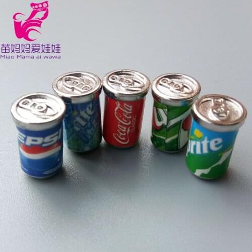 1/6 1/12 Mini Mini Kitchen Food Rement Drink Canned Pepsi Play House for Barbie Blythe Licca Ob11 BJD Doll