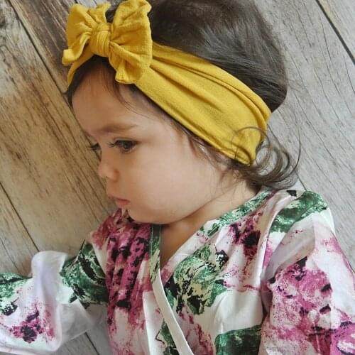 New Arrival Cute Baby Bowknot Infant Headbands Hairbands Toddler Kids Headwear Children Headwrap Newborn Boys Girls Hair Bands