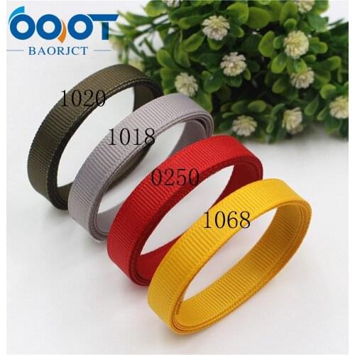 OOOT BAORJCT 177172,10mm Solid Color Grosgrain Ribbon 10 yards , DIY handmade clothing accessories , Jewelry & Accessories