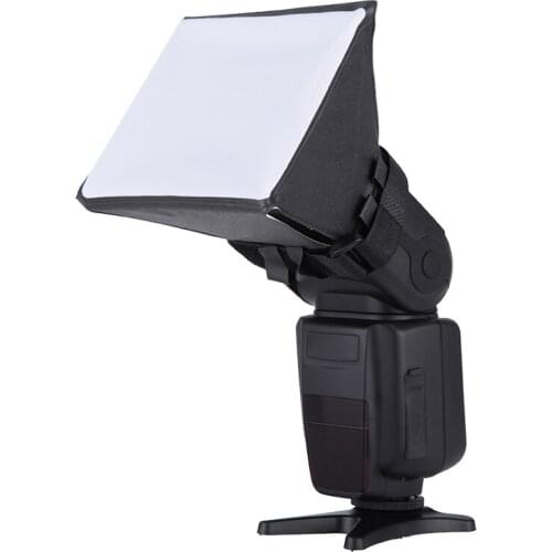 Portable Photography Flash Diffuser Mini Softbox Kit for Canon Nikon Olympus Pentax Sony Sigma DSLR Speedlite Flash Diffuser