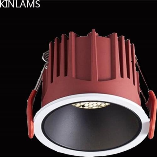 Downlight Ceiling Lights Spots Cob Bold Spot Led Embedded Spotlight Track Lighting Design Indoor Home Lamp Deep Anti-glar Store