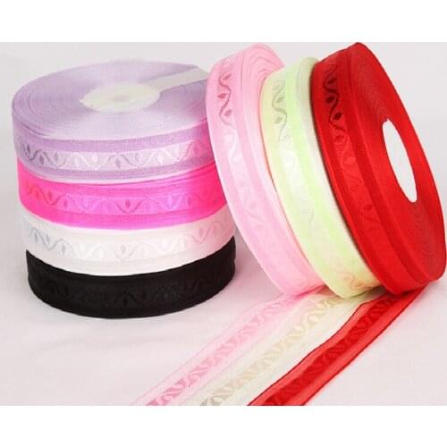 Hot sale 20mm flowers series double side chromatic ribbon 50 yards/roll,DIY handmade materials,wedding gift wrap supplies ribbon