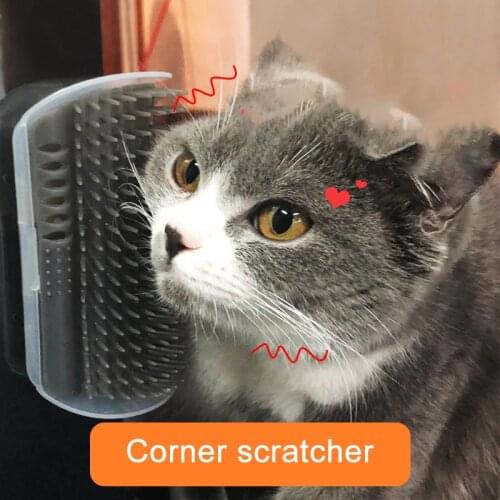 Removable Corner Comb Pet Cat Scratching Rubbing Brush Removal Massage Comb Pet Grooming Cleaning Supplies Accessories