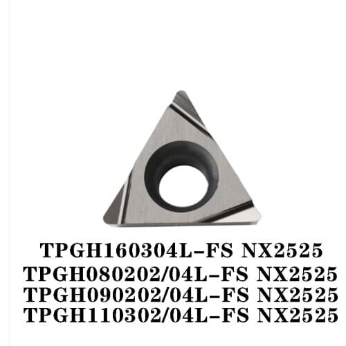 TPGH TPGH080202L FS NX2525 TPGH080204L TPGH090202L TPGH090204L TPGH110302L TPGH160304L 10pcs CNC Lathe insertion Carbide