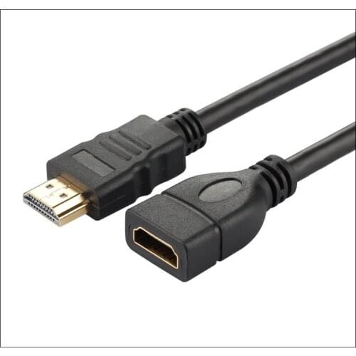 HDMI male to female extension cable M / F oxygen-free copper 19 + 1 all-inclusive gold-plated HDMI HD cable version 2.0