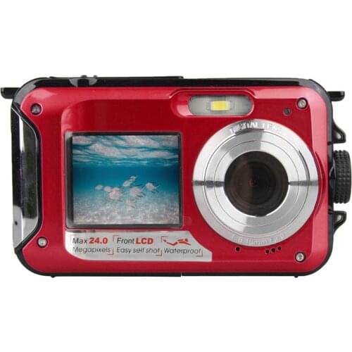 B268 Digital Photo Camera Waterproof Video Recorder Dual Screen DV Camcorder Gift Support 32GB TF Card