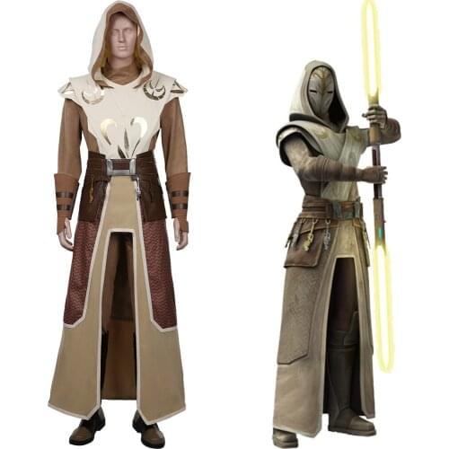 Star Cosplay The Clone Jedi Cosplay Costume Coat Uniform Outfits Halloween Carnival Suit